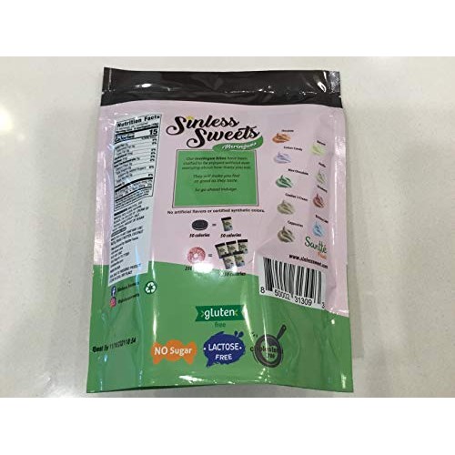 Sinless Sweets Meringues Gluten-Free 1.41 Oz Strawberry 9Pack Of 2