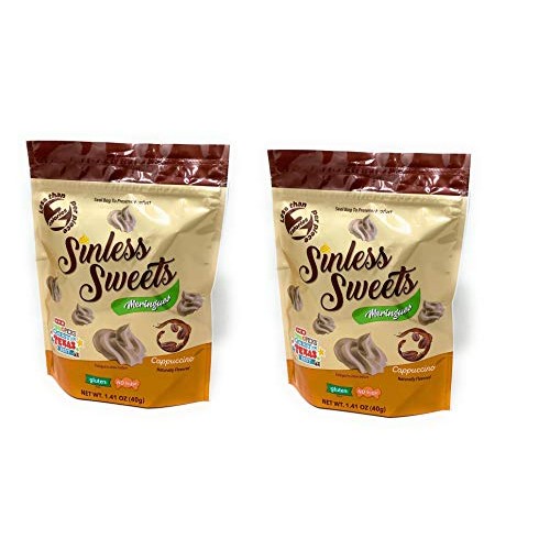Sinless Sweets Meringues Gluten-Free; No Sugar; Cappucino 40G P