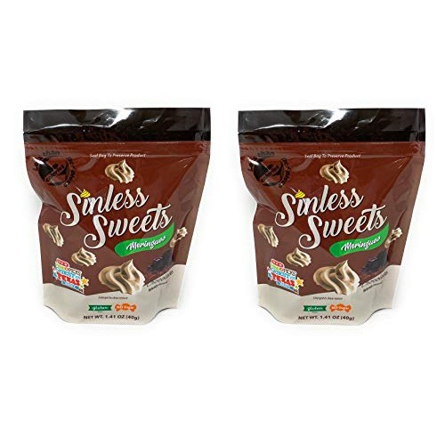 Sinless Sweets Meringues Gluten-Free; No Sugar;Chocolate40 Gms.