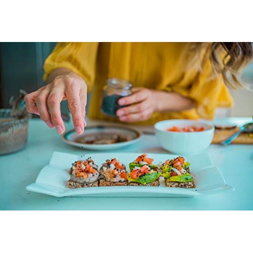 Sinofarms Sesame Seeds Organic, Unhulled Black Toasted Sesame Se