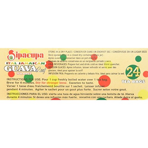 Sipacupa Ital Jamaican Guava Leaf Tea Bags