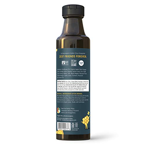 Sir Kensingtons Dressing Golden Citrus Apple Cider 8.5 Oz Pack