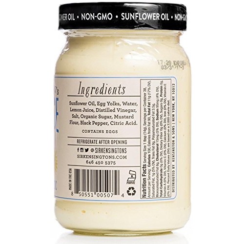 Sir Kensingtons Classic Mayonnaise 16Oz, Pack Of 2