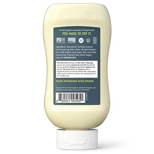 Sir Kensingtons Mayonnaise, Avocado Oil Mayo, Keto Diet &Amp; Paleo