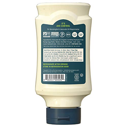 Sir Kensingtons Mayonnaise, Avocado Oil Mayo, Keto Diet &Amp; Paleo