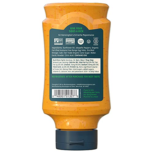 Sir Kensingtons Mayonnaise Sriracha Mayo Gluten Free, Non-Gmo P