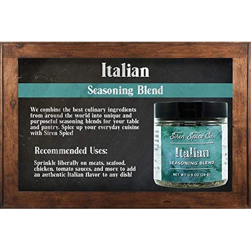 Siren Spice Italian Seasoning – Blend Of Garlic, Oregano, Basil,