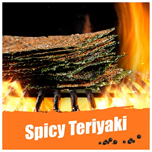 SIVI Teriyaki Seasoning Seaweed Snacks - Pack of 2 - Vegan, Plan...