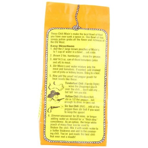 Six Gun Chili Mixins, 4-Ounce