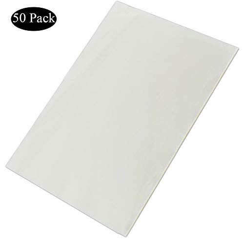 Sixs 50 Count Edible Rectangle Rice And Wafer Paper,9X12.6 Inche