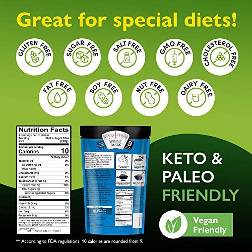 Skinny Pasta 9.52 Oz - The Only Odor Free 100% Konjac Noodle Sh