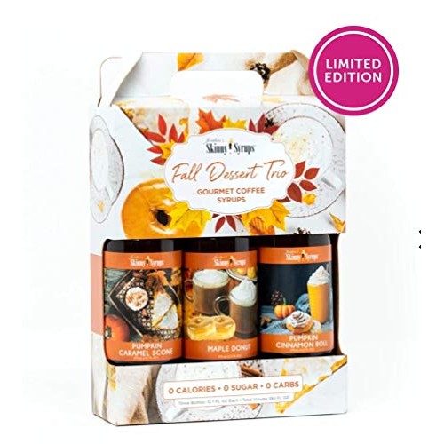 Jordans Skinny Syrups Fall Dessert Trio: Pumpkin Cinnamon Roll,