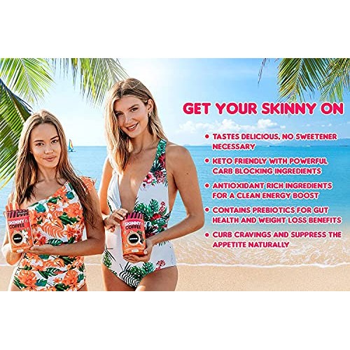 Skinny Boost Skinny Coffee - Original Instant Coffee - All Natur...