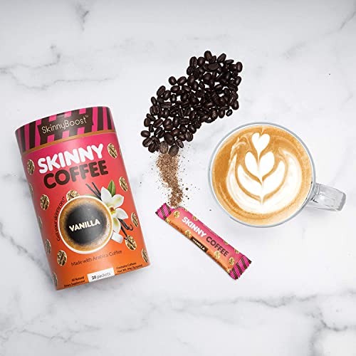 Skinny Boost Skinny Coffee- Unflavored Instant Slimming Coffee...