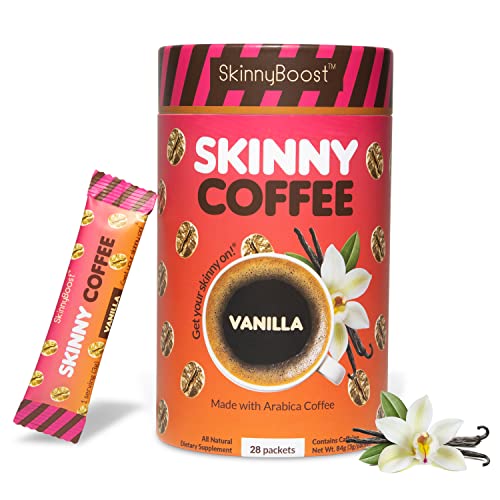 Skinny Boost Skinny Coffee- Vanilla Flavored Instant Slimming ...
