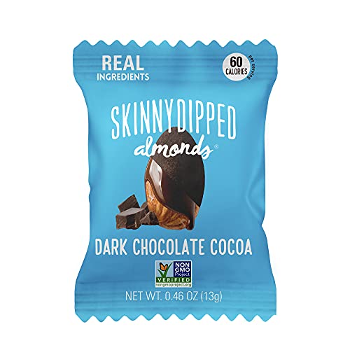 Skinnydipped Dark Chocolate Cocoa Covered Almonds, 0.46 Oz Mini