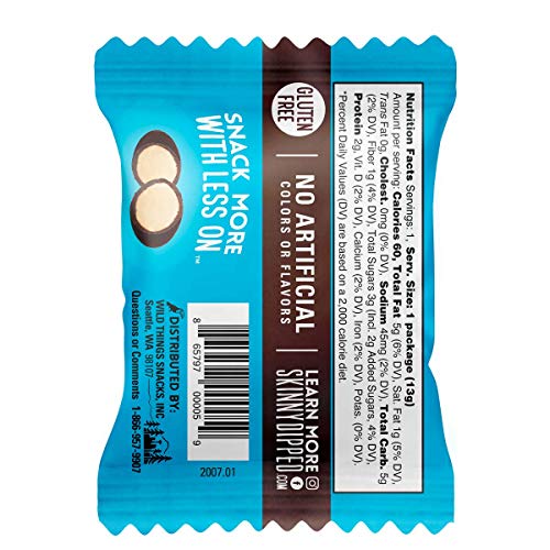 Skinnydipped Dark Chocolate Cocoa Covered Almonds, 3.5 Oz Reseal