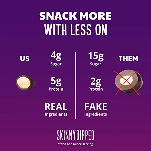 Skinnydipped Superdark + Sea Salt Chocolate Covered Almonds, 3.5