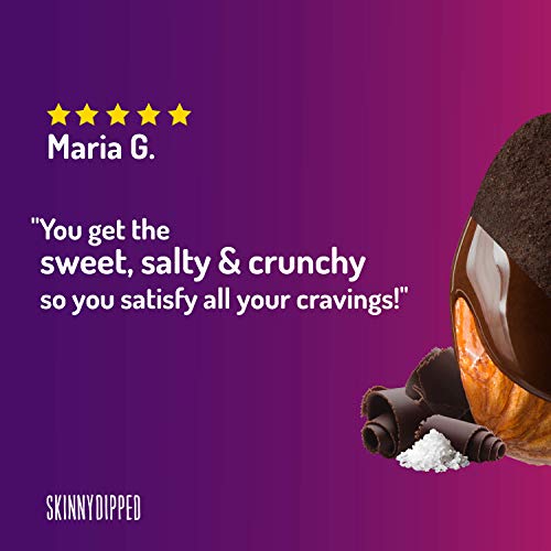 Skinnydipped Superdark + Sea Salt Chocolate Covered Almonds, 3.5