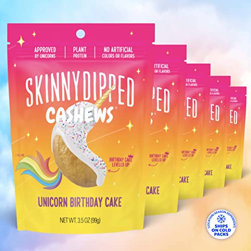 SkinnyDipped Unicorn Birthday Cake Cashews, Healthy Snack, Plant...