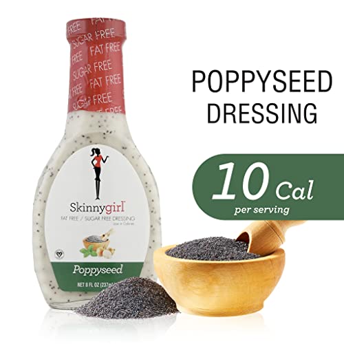 Skinnygirl Salad Dressing, Poppyseed, 8 Ounce Pack Of 12