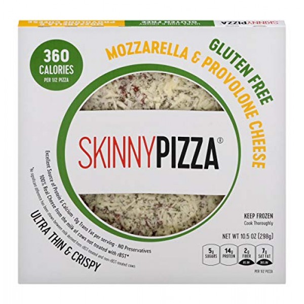 Skinnypizza Gluten Free Cheese Pizza Frozen 4 Pack