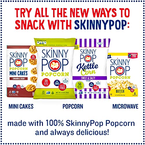 Skinny Pop Popcorn Sweet and Salty Kettle .8 oz 10 Pack