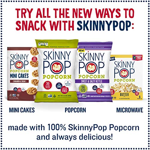 Skinnypop Butter Popped Popcorn, Gluten Free Popcorn, Non-Gmo, H
