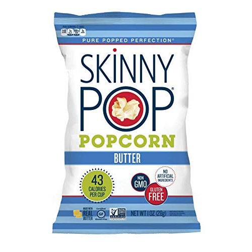 Skinnypop Butter Popped Popcorn, Gluten Free Popcorn, Non-Gmo, H