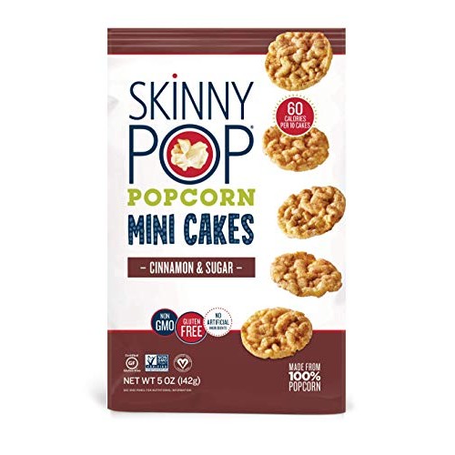 Skinnypop Cinnamon &Amp; Sugar Popcorn Cakes, Healthy Snacks, 5Oz Gr