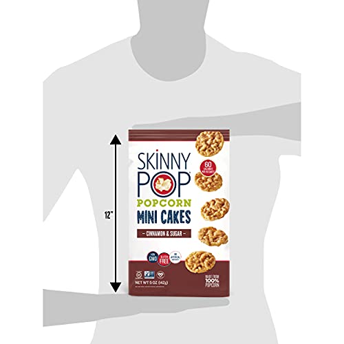 Skinnypop Cinnamon &Amp; Sugar Popcorn Cakes, Healthy Snacks, 5Oz Gr