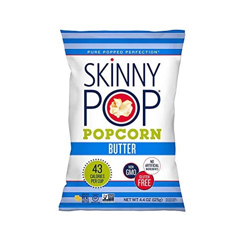 Skinnypop Original Popped Popcorn, Individual Bags, Gluten Free