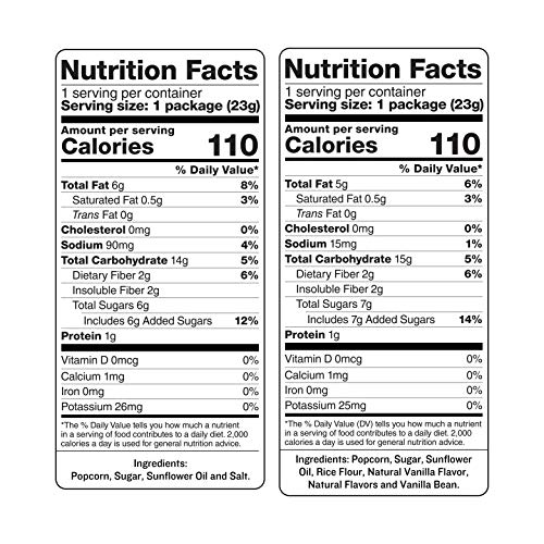 SkinnyPop Popcorn Kettle Variety Sweet and Salty & Sweet Vanill...