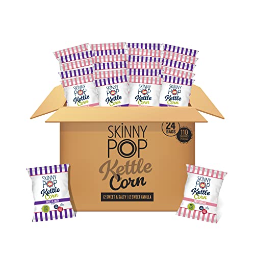 SkinnyPop Popcorn Kettle Variety Sweet and Salty & Sweet Vanill...