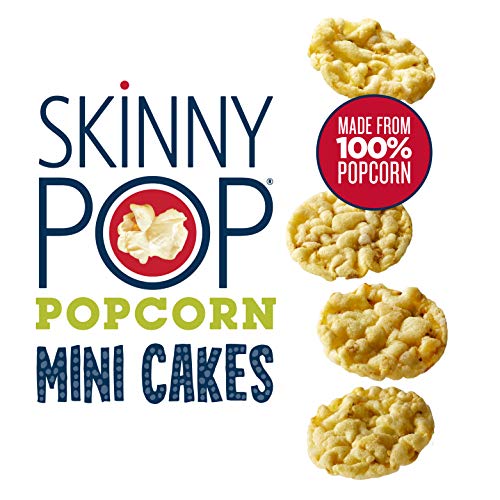 Skinnypop Sea Salt Popcorn Cakes, 4Ct, 5Oz Grocery Size Bags, Sk