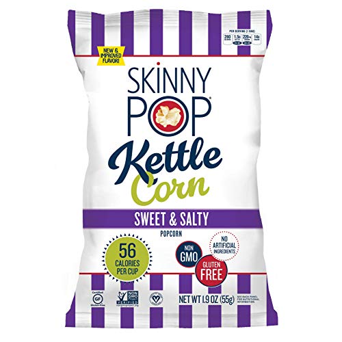 Skinnypop Sweet &Amp; Salty Kettle Popcorn, 12Ct, 1.9Oz Individual S