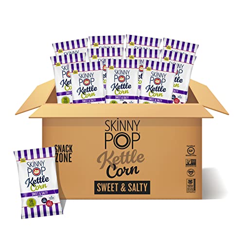 Skinnypop Sweet &Amp; Salty Kettle Popcorn, 12Ct, 1.9Oz Individual S