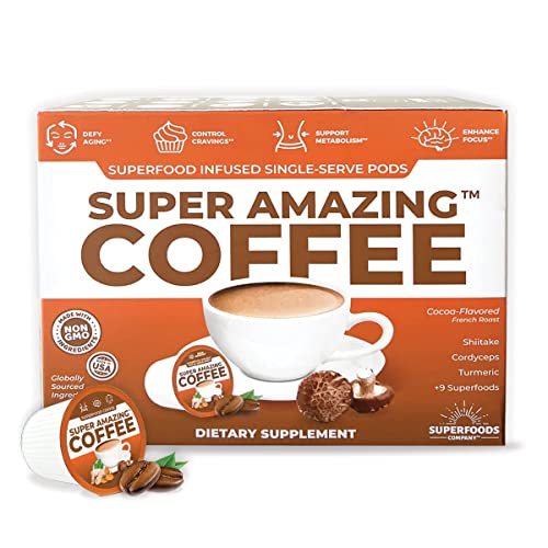 Amazing Coffee by Superfoods Company - Single Serve Pods Of Supe...