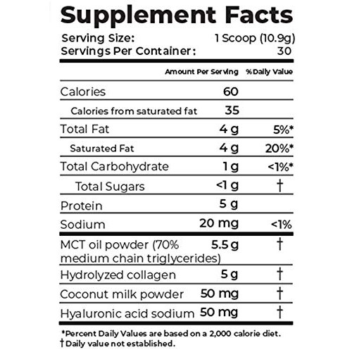 Amazing Creamer by Superfoods Company - Instant Keto Creamer wit...