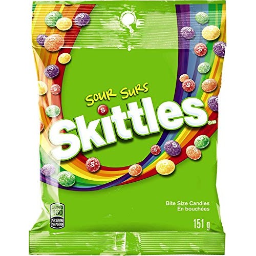 Skittles Bite Size Candy, Sours, 5.7 Ounce Bag