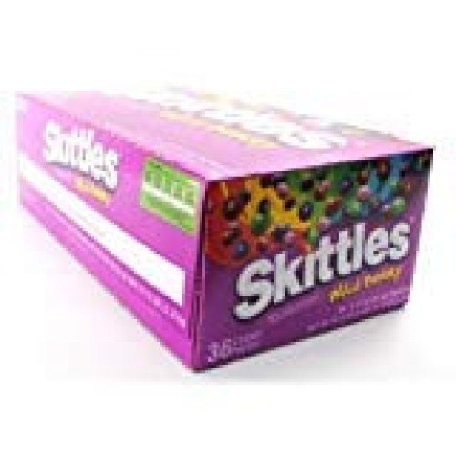 Skittles Wild Berry Fruity Chews - Case Of 36