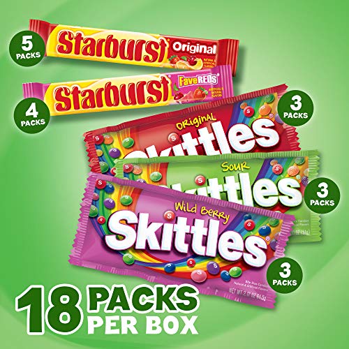 Skittles &Amp; Starburst Full Size Candy Variety Mix, Great For East