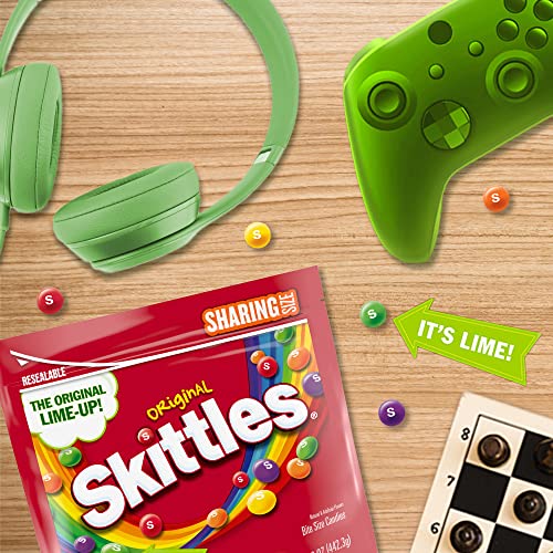 Skittles, Original Candy Sharing Size Bag, 15.6 oz Skittles, Original Candy Sharing Size Bag, 15.6 oz
