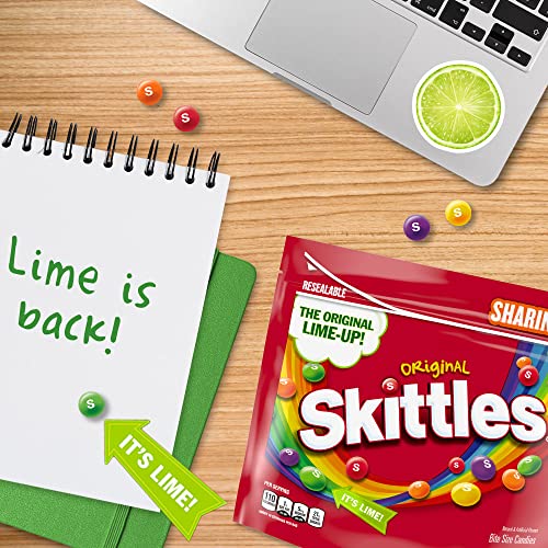 Skittles, Original Candy Sharing Size Bag, 15.6 oz Skittles, Original Candy Sharing Size Bag, 15.6 oz