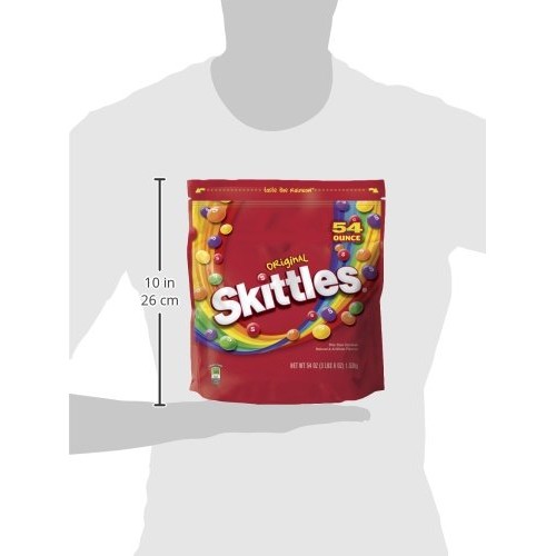 Skittles Original Fruity Candy 54-Ounce Party Size Bag