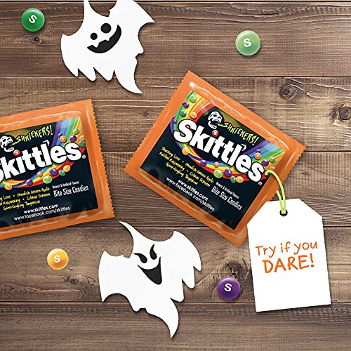 Skittles Shriekers Sour Fun Size Chewy Halloween Candy, 10.72Oz