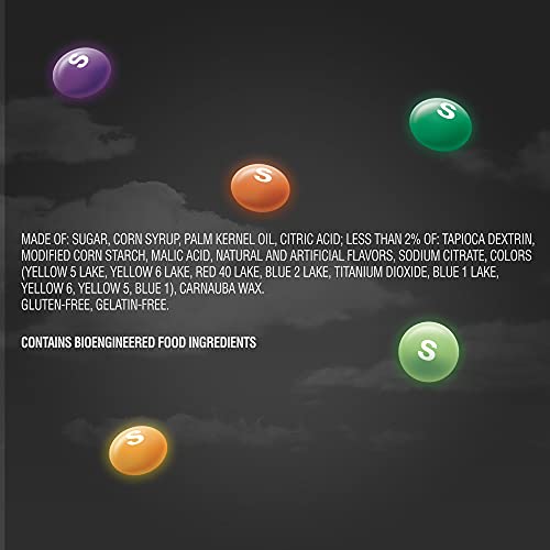 Skittles Shriekers Sour Fun Size Chewy Halloween Candy, 10.72Oz