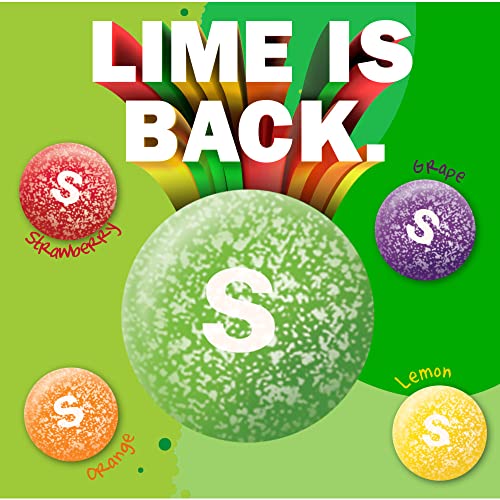 Skittles Sour Chewy Candy Bulk Pack, 1.8 Oz 24 Full Size Packs