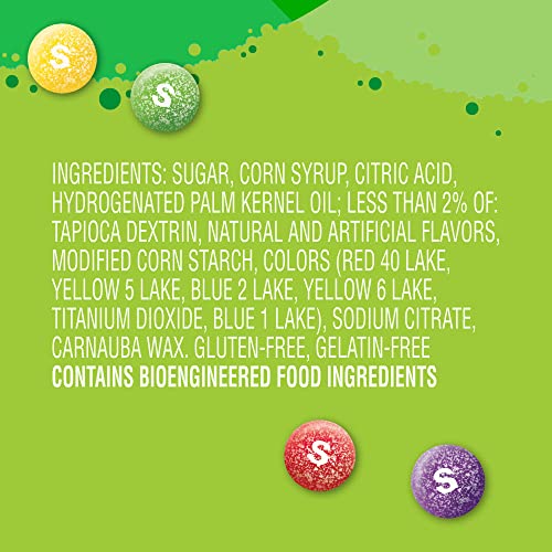 Skittles Sour Chewy Candy Bulk Pack, 1.8 Oz 24 Full Size Packs