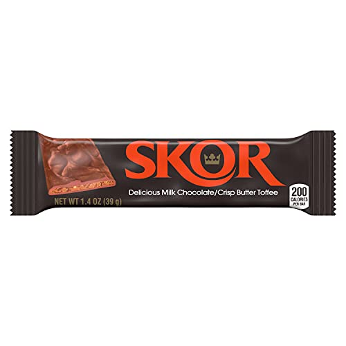 Skor Chocolate Candy Bar With Buttered Toffee, 1.4 Ounce Pack O